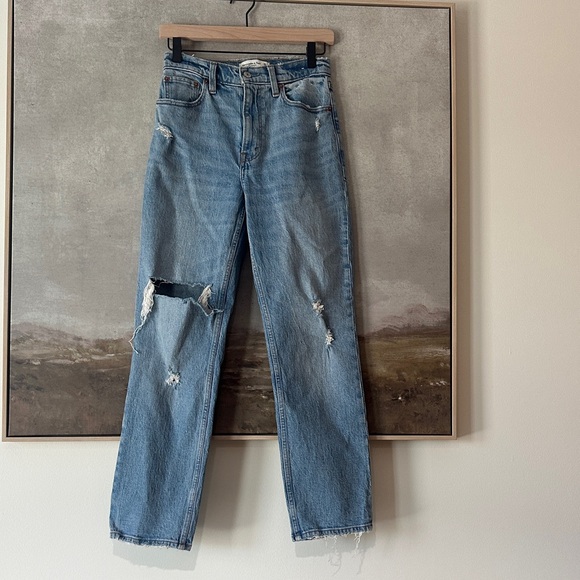 Abercrombie & Fitch Denim - Abercrombie The 90s Straight Ultra High Rise